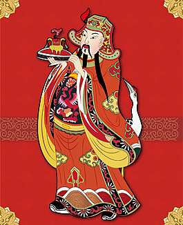 印花矢量圖 民族 色彩 紅色 黃色 免費(fèi)素材