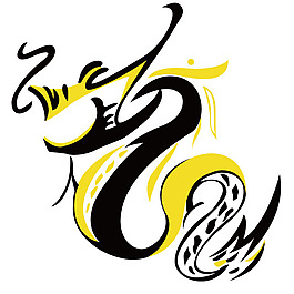 印花矢量圖 動(dòng)物 龍 十二生肖 色彩 免費(fèi)素材