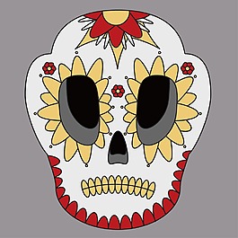 印花矢量圖 色彩 灰色 黑色 紅色 免費(fèi)素材