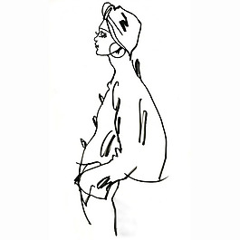 位圖 人物 女人 色彩 黑白色 免費素材
