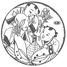 印花矢量图 色彩 黑白色 民族 传统图案 免费素材