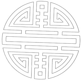 印花矢量图 色彩 黑白色 民族 传统图案 免费素材