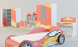 Advesta Sport Childrens Room 賽車風格兒童臥室