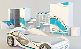 Advesta Champion Childrensroom Bedroom 賽車風格臥室