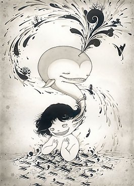 位圖 人物 動(dòng)物 鯨魚 色彩 免費(fèi)素材