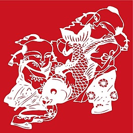 印花矢量圖 人物 色彩 白色 紅色 免費(fèi)素材