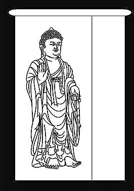 白描佛像矢量图片_白描佛像矢量素材_白描佛像矢量模板免费下载-六