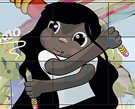 位圖 插畫(huà) 人物 卡通人物 少女 免費(fèi)素材