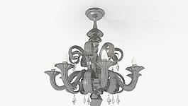 Chandelier VENEZIANI 歐式吊燈 吊燈 黑色吊燈