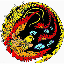 位圖 動(dòng)物 鳳凰 色彩 黑色 免費(fèi)素材