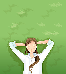 印花矢量圖 抽象人物 美女 人物 免費(fèi)素材