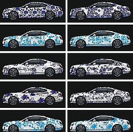 汽車車身裝飾花紋