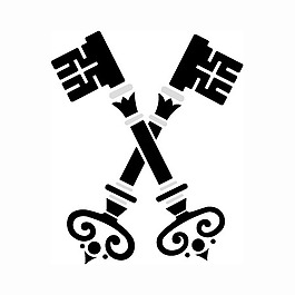 印花矢量圖 色彩 黑白色 徽章標(biāo)記 鑰匙 免費(fèi)素材