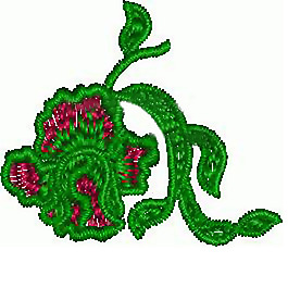繡花 植物 花 葉子 色彩 免費(fèi)素材