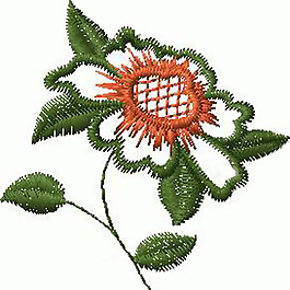 繡花 植物 花 葉子 色彩 免費(fèi)素材