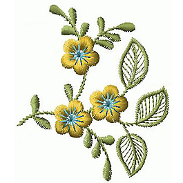 繡花 植物 花 葉子 色彩 免費(fèi)素材