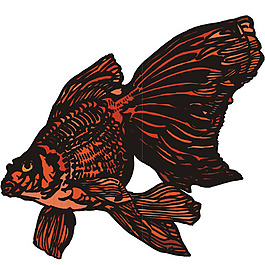 印花矢量圖 魚(yú)類 免費(fèi)素材