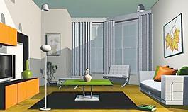 living room 	客廳