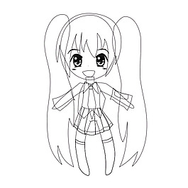 女孩混音的顏色去掉