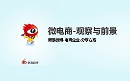 新浪微博企業(yè)合作ppt素材