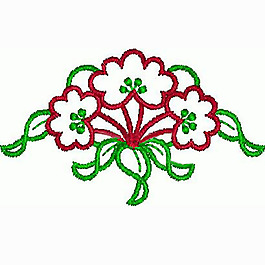 繡花 植物 花 葉子 色彩 免費(fèi)素材