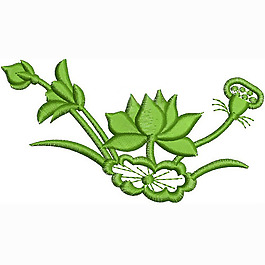 繡花 植物 花 荷花 色彩 免費(fèi)素材
