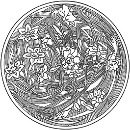 印花矢量圖 古典花紋 免費(fèi)素材