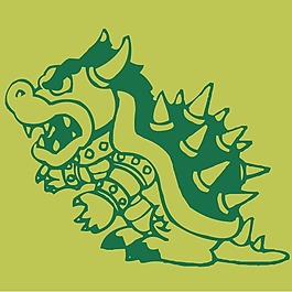 印花矢量圖 卡通動(dòng)物 恐龍 可愛卡通 色彩 免費(fèi)素材