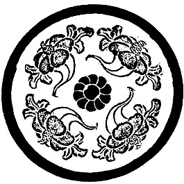 印花矢量圖 花卉 色彩 黑白色 民族 免費(fèi)素材
