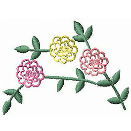 繡花 植物 花 色彩 綠色 免費素材