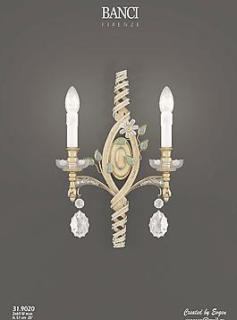BANCI FIRENZE LA TRADIZIONE 31.9020 Sconce 精美蠟燭壁燈