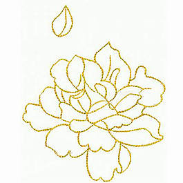绣花 植物 花 色彩 缃色 免费素材