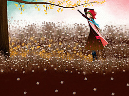 位圖 插畫 人物 卡通人物 少女 免費(fèi)素材