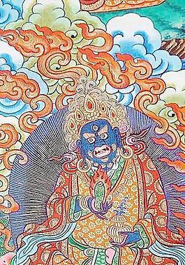 上龙护法图片