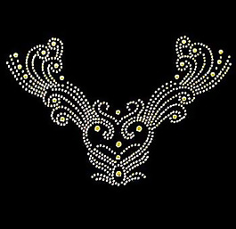 燙鉆 色彩 黑白色 領(lǐng)圈燙鉆 領(lǐng)邊燙鉆 免費素材