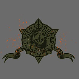 印花矢量圖 徽章標(biāo)記 動物 色彩 灰色 免費素材