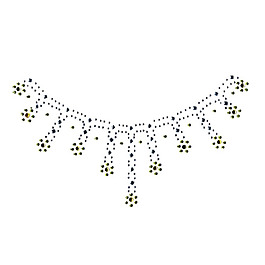 燙鉆 項(xiàng)鏈 色彩 白色 黃色 免費(fèi)素材