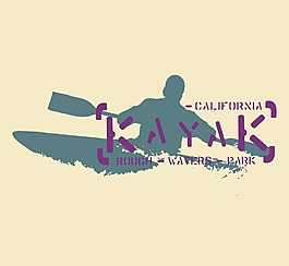 印花矢量圖 文字 英文 色彩 米色 免費素材