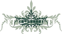 印花矢量圖 文字 英文 色彩 墨綠色 免費素材