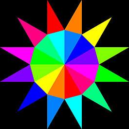 彩虹dodecagram