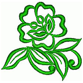 繡花 植物 花 葉子 色彩 免費(fèi)素材