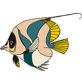 印花矢量圖 魚(yú)類 免費(fèi)素材