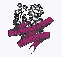印花矢量圖 草 色彩 紫色 白色 免費(fèi)素材