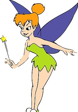 印花矢量图 卡通人物 天使 少女 绀紫色 免费素材