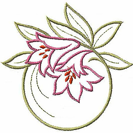 繡花 植物 花 色彩 綠色 免費(fèi)素材