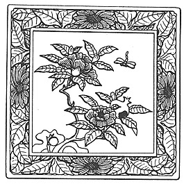 印花矢量圖 古典花紋 免費(fèi)素材