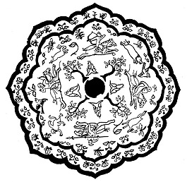 印花矢量圖 古典花紋 免費(fèi)素材