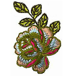 繡花 植物 花 色彩 綠色 免費(fèi)素材
