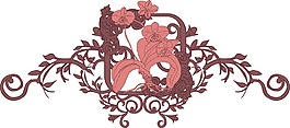 印花矢量圖 玫瑰花 英文 紅色 其他 免費(fèi)素材