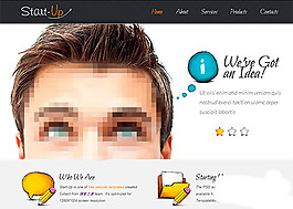 插畫風(fēng)格html5模板